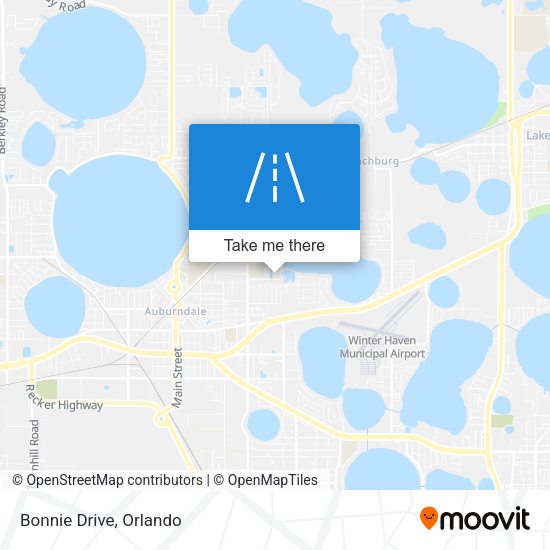 Mapa de Bonnie Drive