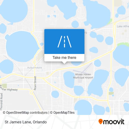 Mapa de St James Lane
