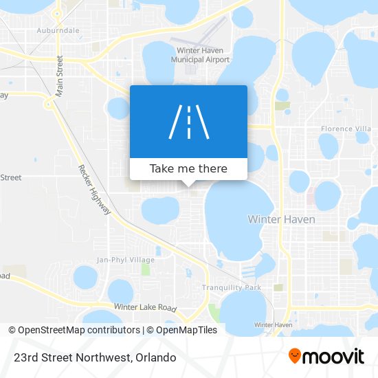 23rd Street Northwest map