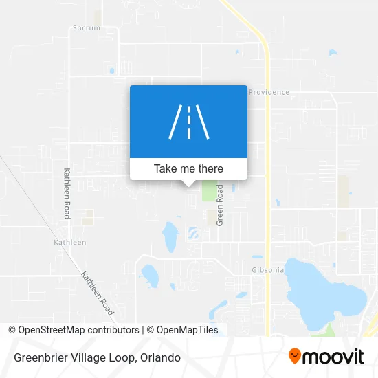 Greenbrier Village Loop map