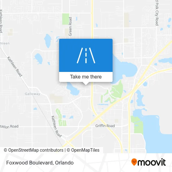 Foxwood Boulevard map