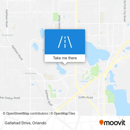 Gallahad Drive map