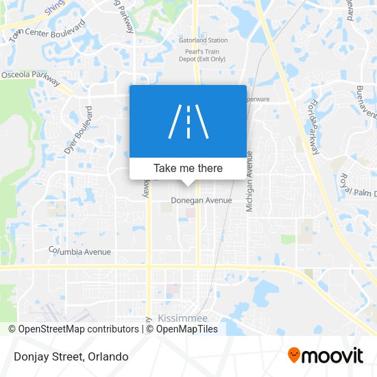 Mapa de Donjay Street