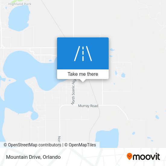 Mapa de Mountain Drive