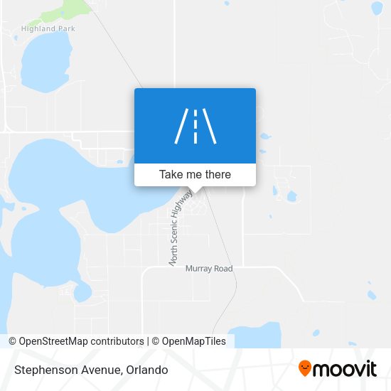Mapa de Stephenson Avenue