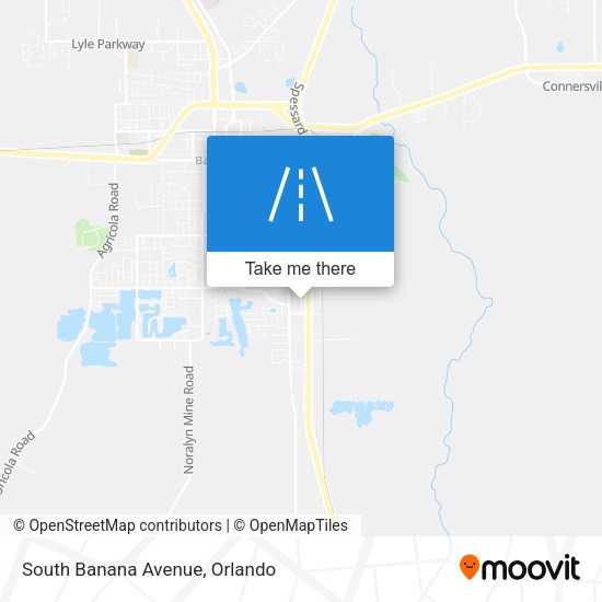 South Banana Avenue map