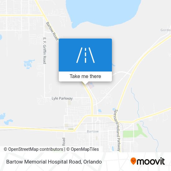 Mapa de Bartow Memorial Hospital Road