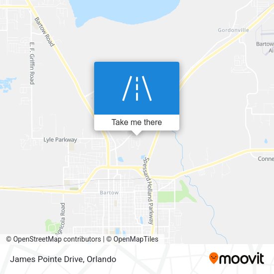 James Pointe Drive map