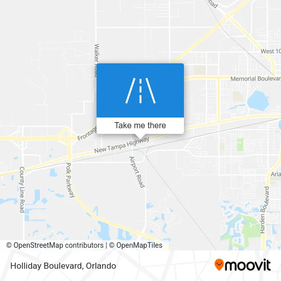 Holliday Boulevard map