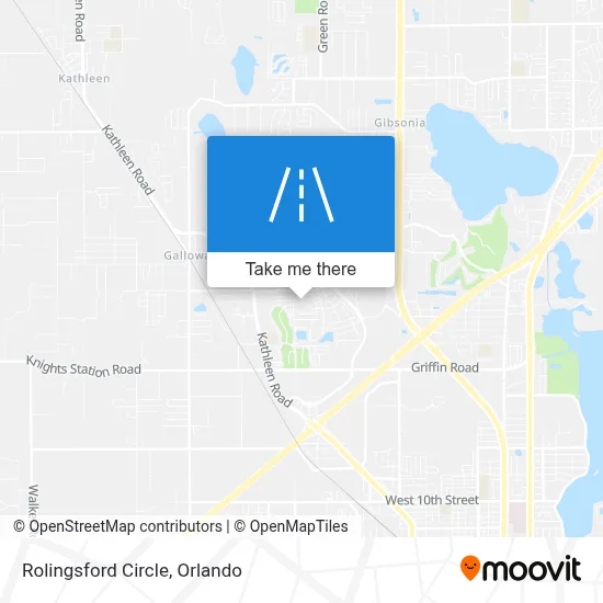 Rolingsford Circle map