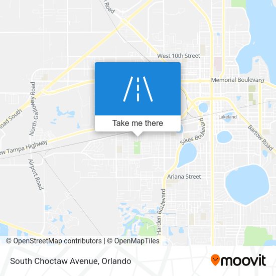Mapa de South Choctaw Avenue