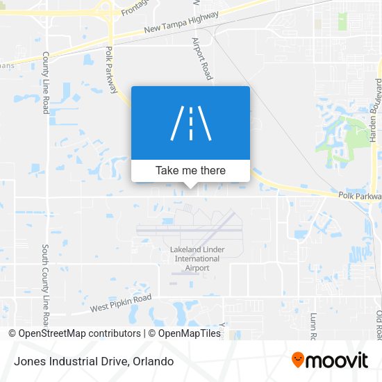 Jones Industrial Drive map