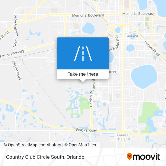 Mapa de Country Club Circle South