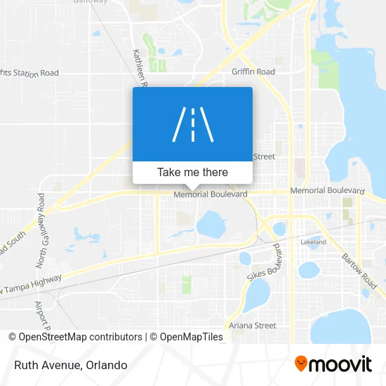 Ruth Avenue map