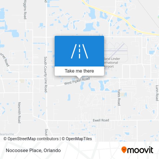 Mapa de Nocoosee Place