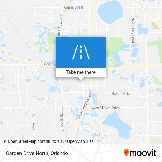 Mapa de Garden Drive North