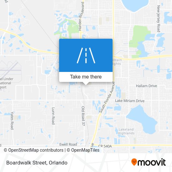Mapa de Boardwalk Street