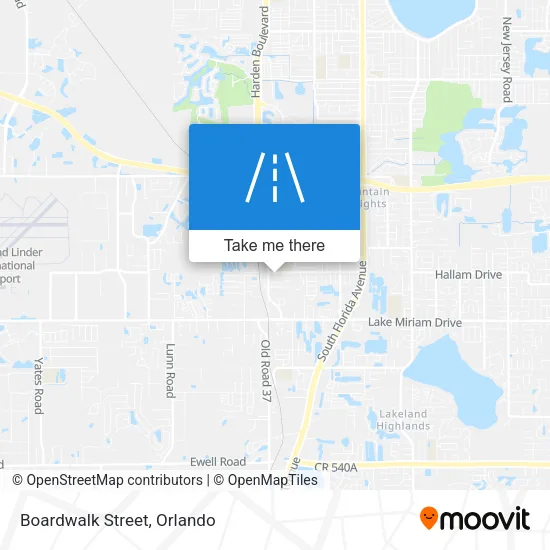 Boardwalk Street map