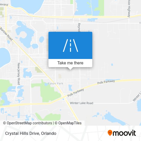 Mapa de Crystal Hills Drive