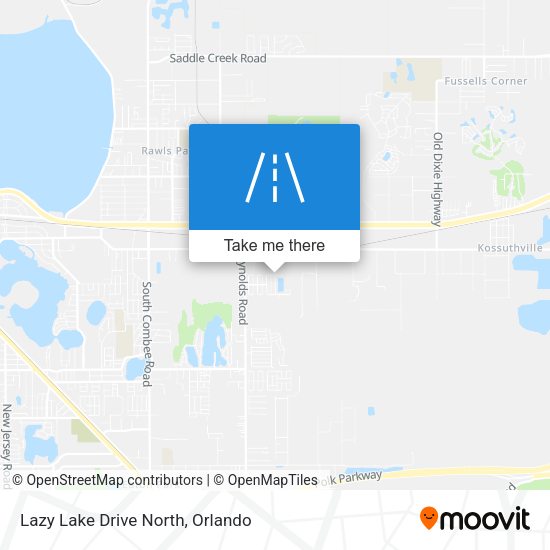 Mapa de Lazy Lake Drive North