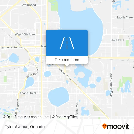 Tyler Avenue map