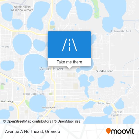 Mapa de Avenue A Northeast