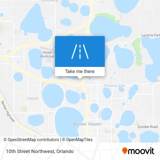 10th Street Northwest map