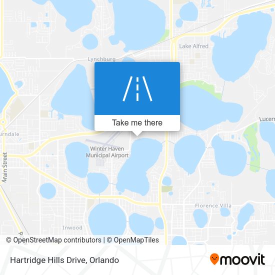 Mapa de Hartridge Hills Drive
