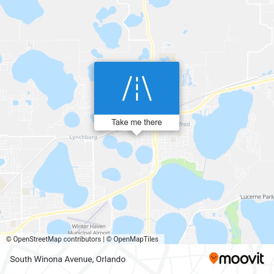 Mapa de South Winona Avenue