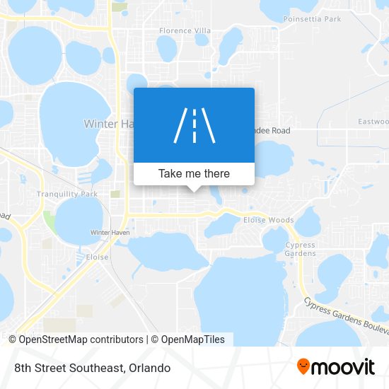 Mapa de 8th Street Southeast