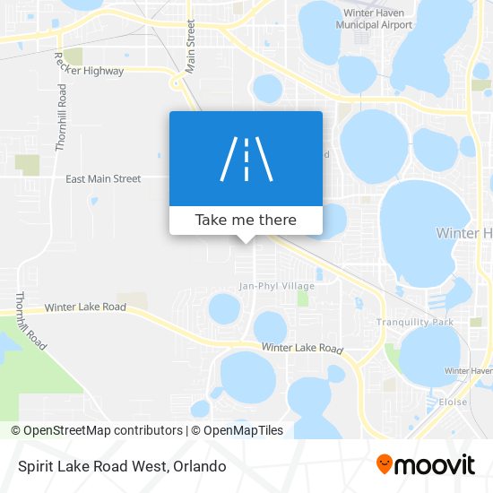 Mapa de Spirit Lake Road West