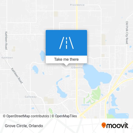 Mapa de Grove Circle