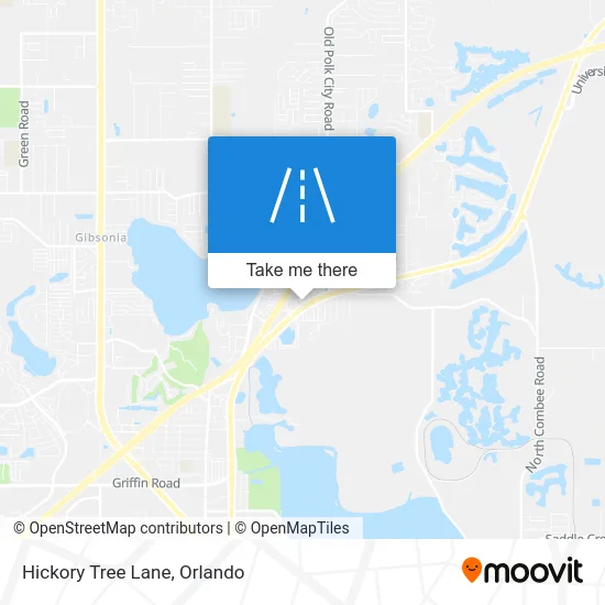 Hickory Tree Lane map