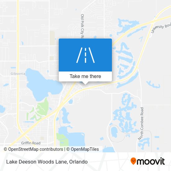 Mapa de Lake Deeson Woods Lane