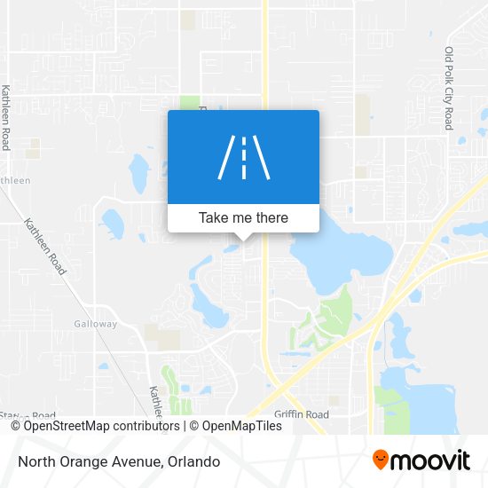 Mapa de North Orange Avenue
