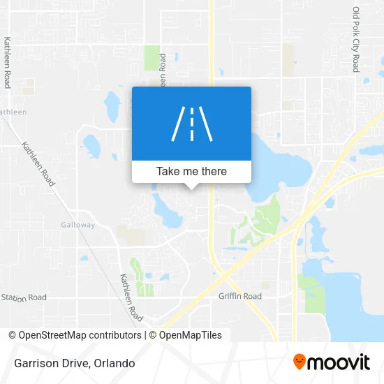 Garrison Drive map