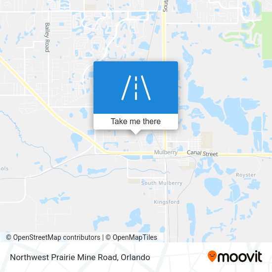 Mapa de Northwest Prairie Mine Road