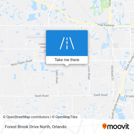 Mapa de Forest Brook Drive North
