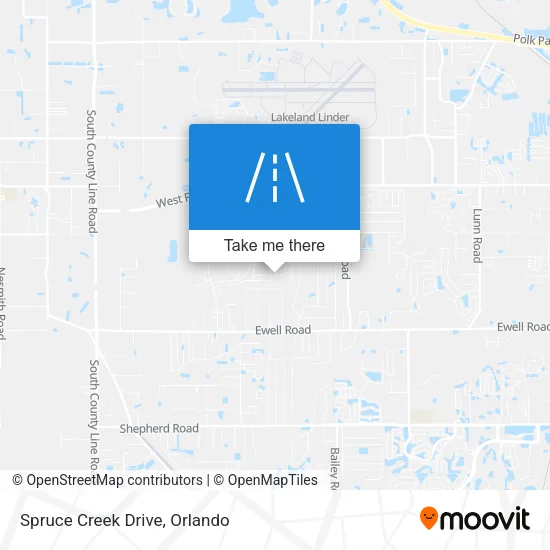 Spruce Creek Drive map