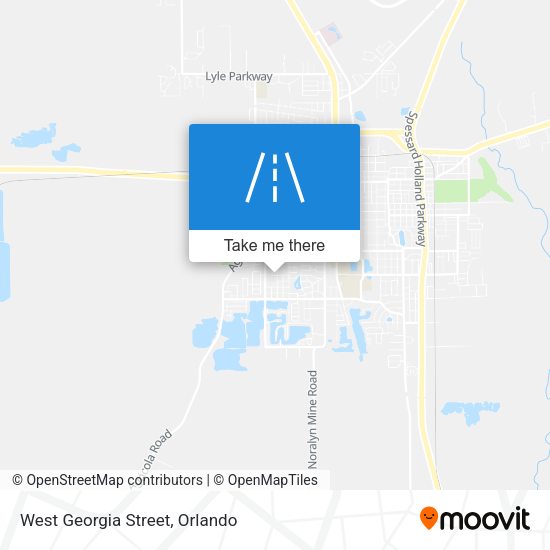 West Georgia Street map