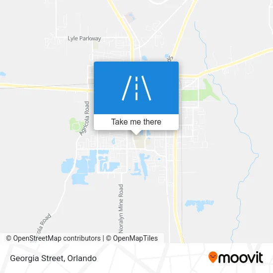Georgia Street map