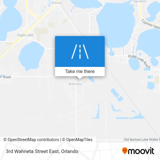 3rd Wahneta Street East map