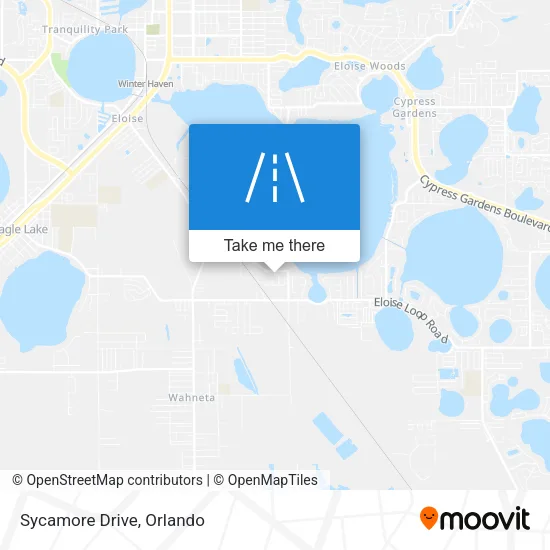 Sycamore Drive map