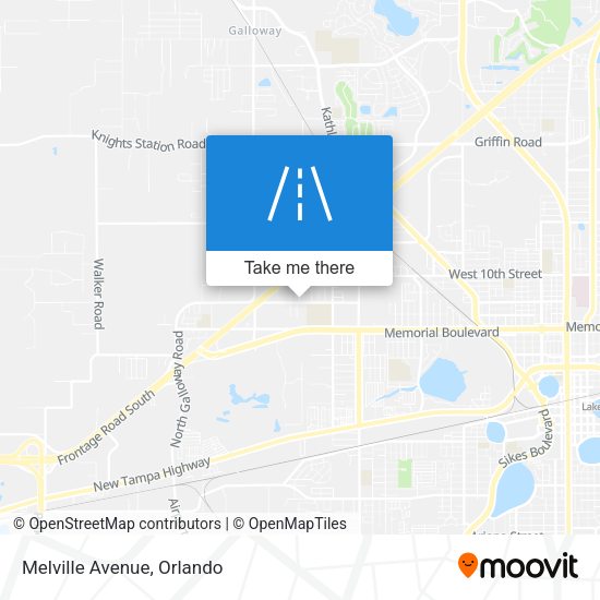 Melville Avenue map