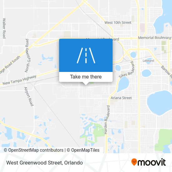 Mapa de West Greenwood Street
