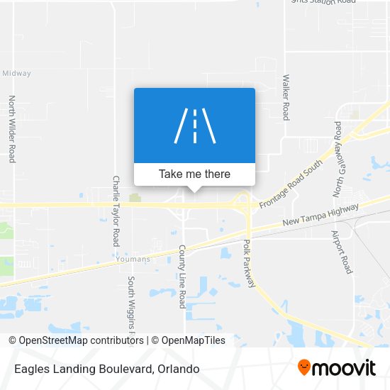Mapa de Eagles Landing Boulevard