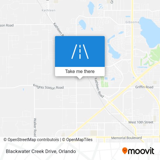Mapa de Blackwater Creek Drive