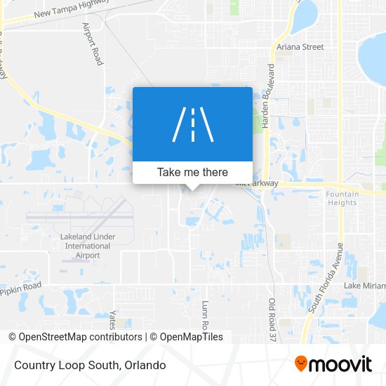 Country Loop South map