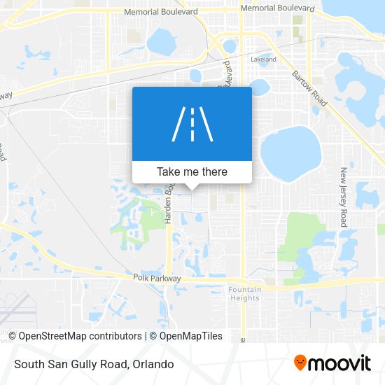 Mapa de South San Gully Road