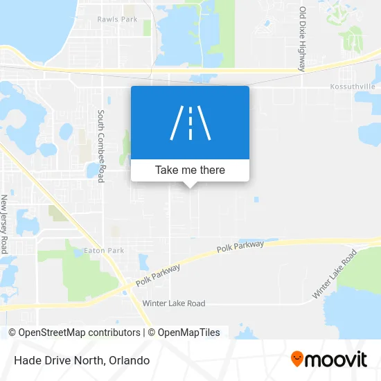 Hade Drive North map